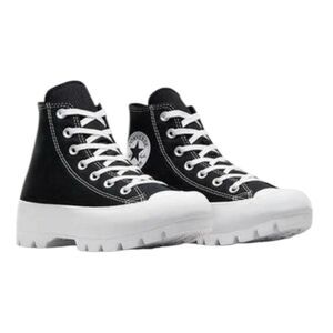 Converse Chuck Taylor Lugged High top Black White Womens Unisex 565901C size 11